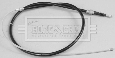 Borg & Beck BKB2460 - Тросик, cтояночный тормоз autodnr.net