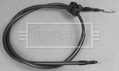 Borg & Beck BKB2464 - Тросик, cтояночный тормоз avtokuzovplus.com.ua