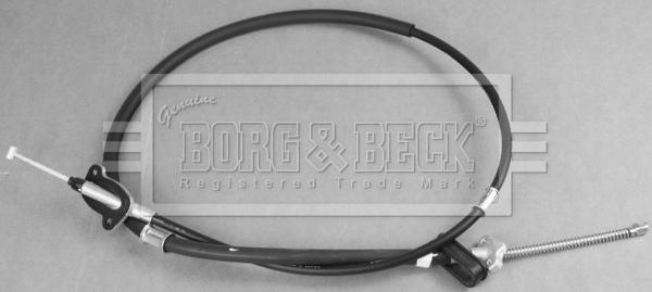 Borg & Beck BKB2493 - Тросик, cтояночный тормоз avtokuzovplus.com.ua