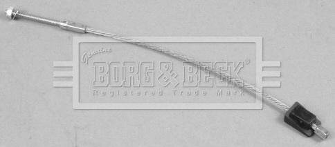 Borg & Beck BKB2502 - Тросик, cтояночный тормоз autodnr.net