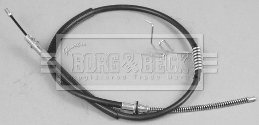 Borg & Beck BKB2506 - Тросик, cтояночный тормоз avtokuzovplus.com.ua