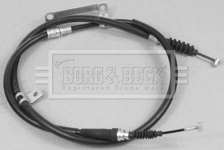 Borg & Beck BKB2533 - Трос, гальмівна система autocars.com.ua