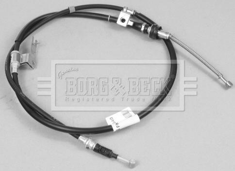 Borg & Beck BKB2540 - Трос, гальмівна система autocars.com.ua