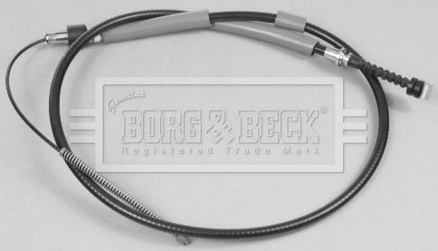 Borg & Beck BKB2580 - Трос, гальмівна система autocars.com.ua