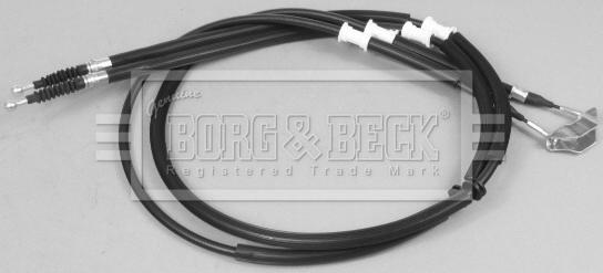 Borg & Beck BKB2587 - Трос, гальмівна система autocars.com.ua