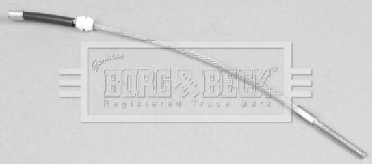 Borg & Beck BKB2589 - Тросик, cтояночный тормоз autodnr.net