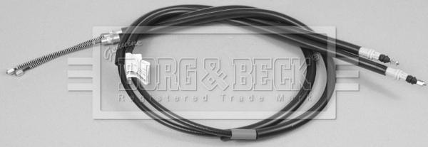 Borg & Beck BKB2611 - Трос, гальмівна система autocars.com.ua