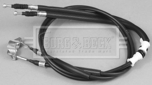 Borg & Beck BKB2681 - Трос, гальмівна система autocars.com.ua