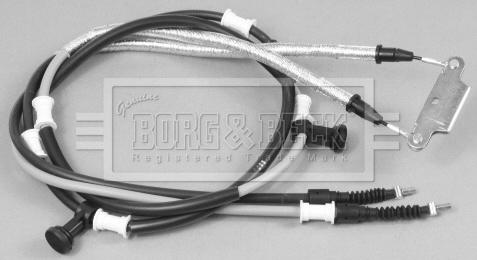 Borg & Beck BKB2693 - Тросик, cтояночный тормоз autodnr.net