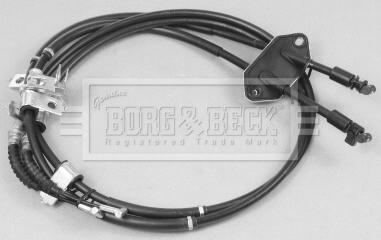 Borg & Beck BKB2702 - Тросик, cтояночный тормоз avtokuzovplus.com.ua