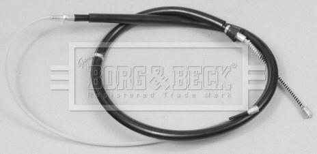 Borg & Beck BKB2735 - Тросик, cтояночный тормоз autodnr.net