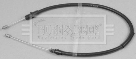 Borg & Beck BKB2792 - Тросик, cтояночный тормоз autodnr.net