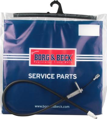 Borg & Beck BKB2809 - Тросик, cтояночный тормоз autodnr.net