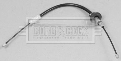 Borg & Beck BKB2817 - Тросик, cтояночный тормоз avtokuzovplus.com.ua