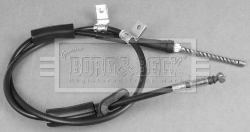 Borg & Beck BKB2819 - Тросик, cтояночный тормоз autodnr.net