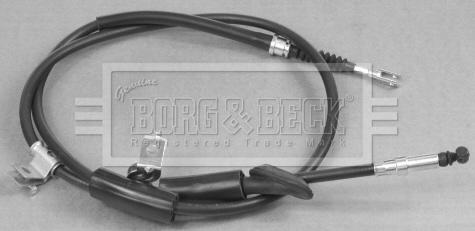 Borg & Beck BKB2821 - Трос, гальмівна система autocars.com.ua