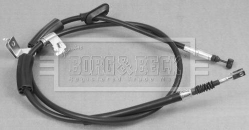 Borg & Beck BKB2822 - Трос, гальмівна система autocars.com.ua