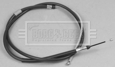 Borg & Beck BKB2851 - Тросик, cтояночный тормоз avtokuzovplus.com.ua