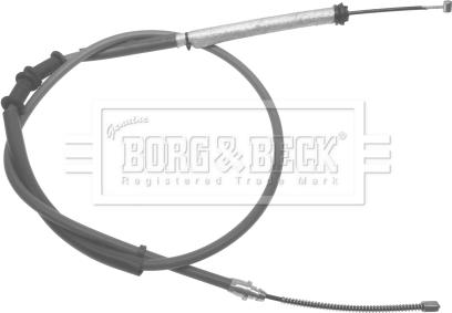 Borg & Beck BKB2859 - Трос, гальмівна система autocars.com.ua