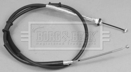 Borg & Beck BKB2861 - Тросик, cтояночный тормоз avtokuzovplus.com.ua