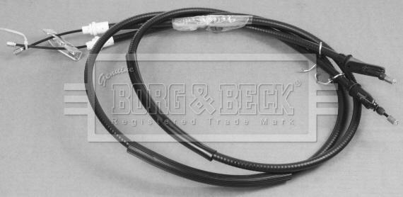 Borg & Beck BKB2867 - Тросик, cтояночный тормоз avtokuzovplus.com.ua