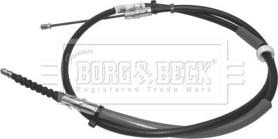 Borg & Beck BKB2898 - Тросик, cтояночный тормоз avtokuzovplus.com.ua