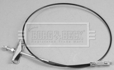 Borg & Beck BKB2927 - Тросик, cтояночный тормоз avtokuzovplus.com.ua