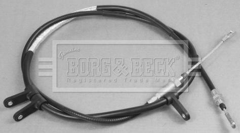 Borg & Beck BKB2975 - Тросик, cтояночный тормоз autodnr.net