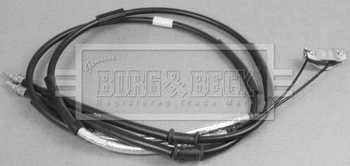 Borg & Beck BKB2982 - Трос, гальмівна система autocars.com.ua