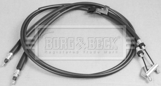Borg & Beck BKB2985 - Тросик, cтояночный тормоз autodnr.net