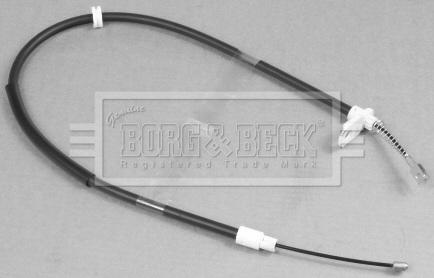 Borg & Beck BKB2987 - Трос, гальмівна система autocars.com.ua