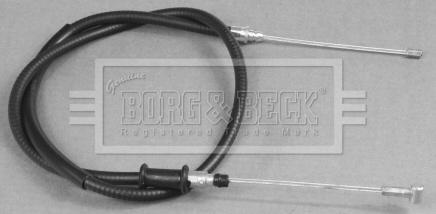 Borg & Beck BKB3000 - Тросик, cтояночный тормоз autodnr.net