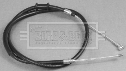 Borg & Beck BKB3001 - Тросик, cтояночный тормоз autodnr.net