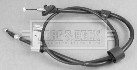Borg & Beck BKB3058 - Тросик, cтояночный тормоз autodnr.net