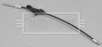 Borg & Beck BKB3067 - Тросик, cтояночный тормоз avtokuzovplus.com.ua