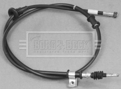 Borg & Beck BKB3085 - Тросик, cтояночный тормоз avtokuzovplus.com.ua