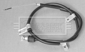 Borg & Beck BKB3124 - Трос, гальмівна система autocars.com.ua