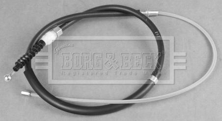 Borg & Beck BKB3151 - Тросик, cтояночный тормоз avtokuzovplus.com.ua