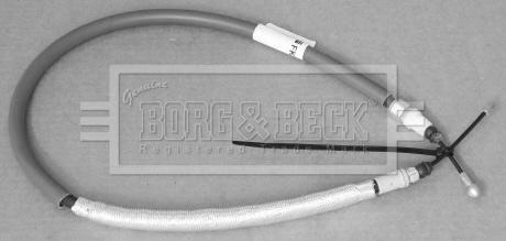 Borg & Beck BKB3160 - Тросик, cтояночный тормоз avtokuzovplus.com.ua