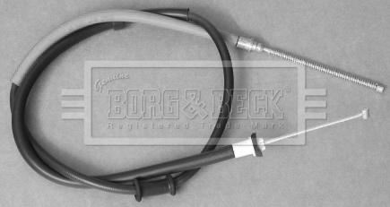 Borg & Beck BKB3203 - Тросик, cтояночный тормоз autodnr.net