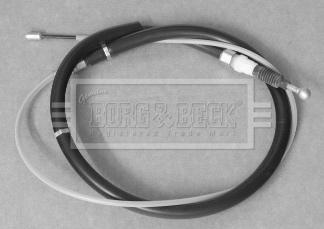 Borg & Beck BKB3209 - Тросик, cтояночный тормоз autodnr.net