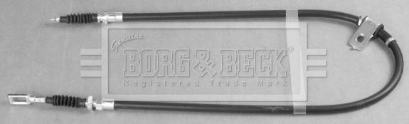 Borg & Beck BKB3227 - Тросик, cтояночный тормоз avtokuzovplus.com.ua