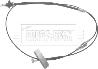 Borg & Beck BKB3252 - Трос, гальмівна система autocars.com.ua