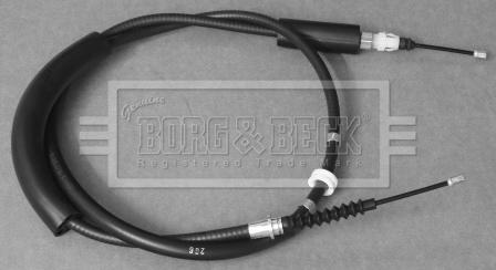 Borg & Beck BKB3280 - Трос, гальмівна система autocars.com.ua
