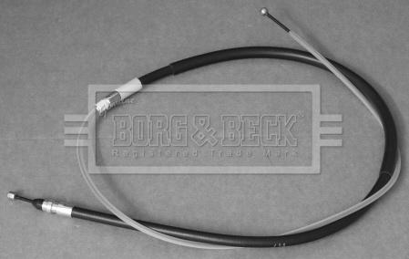 Borg & Beck BKB3306 - Тросик, cтояночный тормоз avtokuzovplus.com.ua
