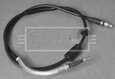 Borg & Beck BKB3308 - Трос, гальмівна система autocars.com.ua