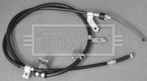 Borg & Beck BKB3327 - Тросик, cтояночный тормоз autodnr.net