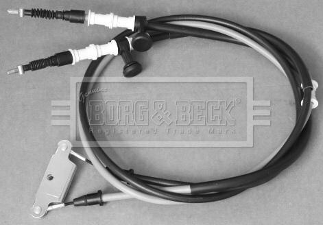 Borg & Beck BKB3344 - Трос, гальмівна система autocars.com.ua