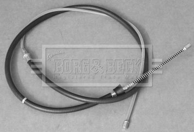 Borg & Beck BKB3347 - Трос, гальмівна система autocars.com.ua
