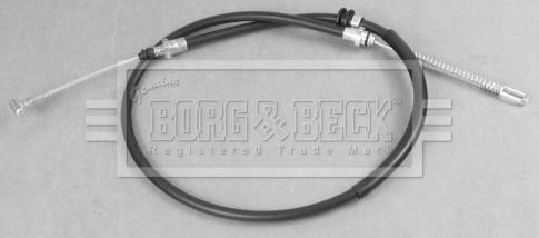 Borg & Beck BKB3351 - Тросик, cтояночный тормоз autodnr.net
